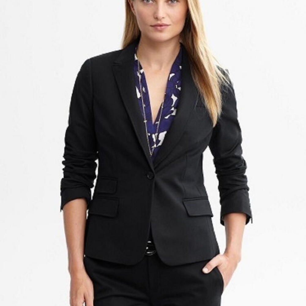 Banana Republic Black Blazer Sz 16